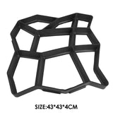 DIY Manually Paving Concrete Molds